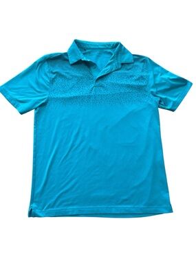 Under Armour Men's Turquoise Polo Shirt - Athletic Short Sleeve